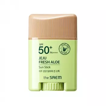 стик солнцезащитный с экстрактом алоэ the saem jeju fresh aloe sun stick
