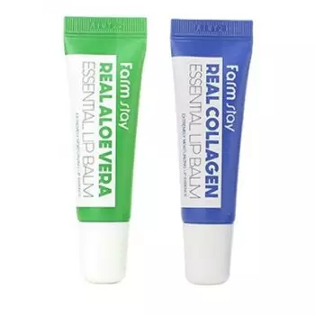 суперувлажняющий бальзам для губ farmstay real essential lip balm