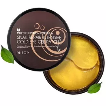 патчи под глаза гидрогелевые с муцином улитки mizon snail repair intensive gold eye gel patch