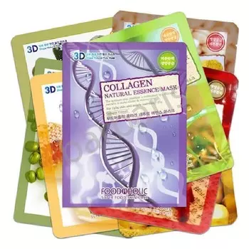 тканевая маска для лица foodaholic natural essence 3d mask