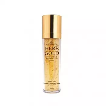 тонер для лица омолаживающий deoproce estheroce herb gold whitening &amp; wrinkle care toner