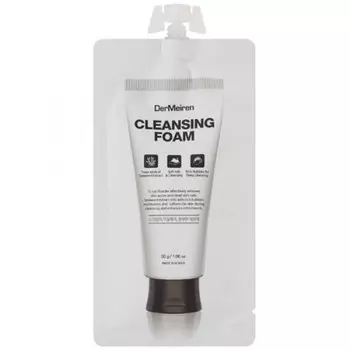 пенка для глубокого очищения кожи с экстрактом водорослей dermeiren cleansing foam