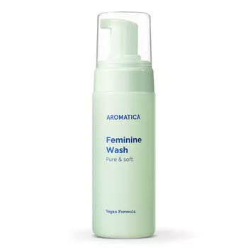 пенка для интимной гигиены aromatica pure &amp; soft feminine wash