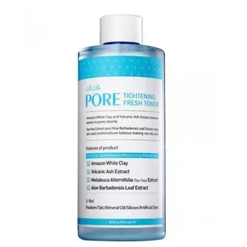 тонер для сужения пор rire pore tightening fresh toner