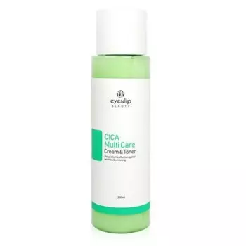 тонер-крем с центеллой eyenlip cica multi care cream &amp; toner