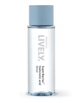 тонер с гиалуроновой кислотой aromatica lively super barrier hyaluronic acid toner