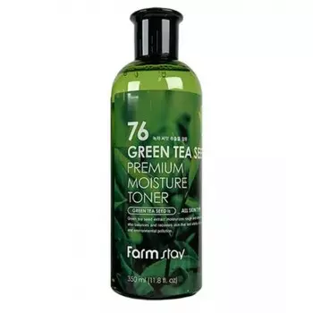 тонер увлажняющий с семенами зеленого чая farmstay green tea seed premium moisture toner