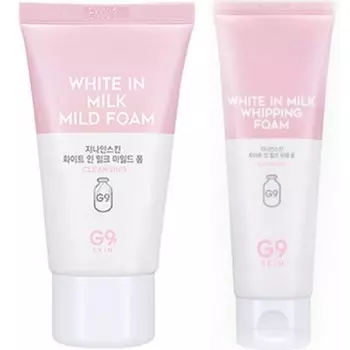 пенка для умывания berrisom g9 white in milk foam