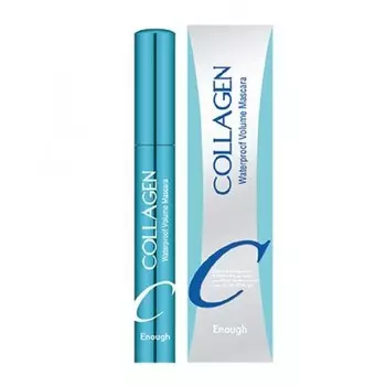 тушь для ресниц с коллагеном enough collagen waterproof volume mascara