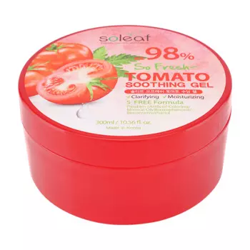 универсальный гель с экстрактом томата soleaf so fresh tomato soothing gel