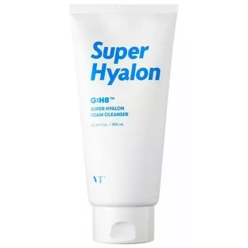 увлажняющая пенка с гиалуроновой кислотой vt cosmetics super hyalon foam cleanser