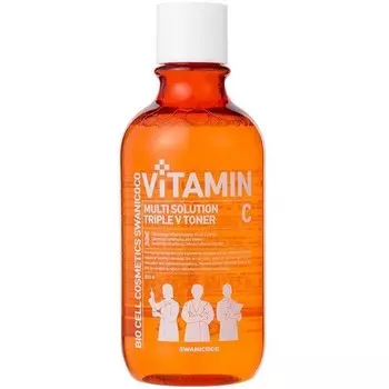 витаминизирующий тонер с активным мульти витаминным комплексом swanicoco multi solution vitamin toner