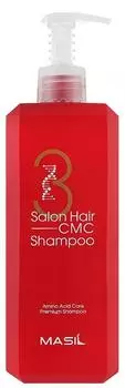 восстанавливающий шампунь с аминокислотами masil 3 salon hair cmc shampoo