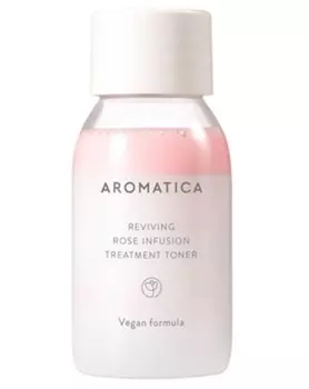 восстанавливающий тонер с экстрактом дамасской розы aromatica reviving rose infusion treatment toner