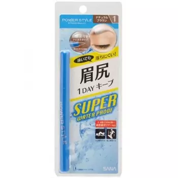 жидкая подводка для бровей sana power style liquid eyebrow