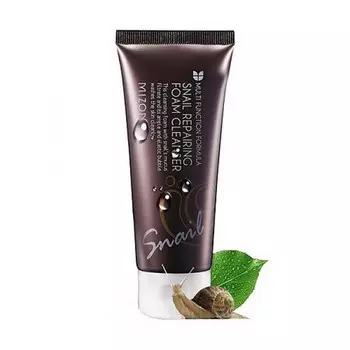 пенка для умывания с экстрактом улитки mizon snail repairing foam cleanser