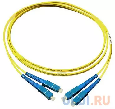 Патч-корд оптический TopLan, дуплексный, SC/UPC-SC/UPC, SM, 1.0 м DPC-TOP-652-SC/U-SC/U-1.0