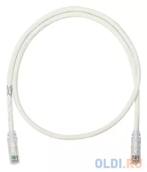 Патч-корд Panduit UTPCH7MY вилка RJ-45-вилка RJ-45 кат.5е 7м белый ПВХ