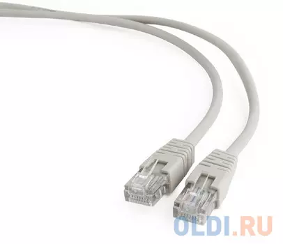 Патч-корд UTP Cablexpert PP12-3M кат.5e, 3м, литой, многожильный (серый)