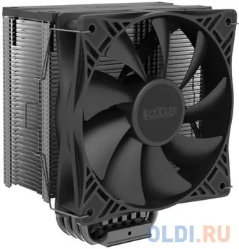 PCCooler GI-X4S D Кулер PCCooler S775/115X/20XX/AM2/AM3/AM4 (24 шт/кор, TDP 145W, 120mm PWM FAN, 4 тепловые трубки 6мм, 800-1600RPM, 18-30,8dBa, чёрный)