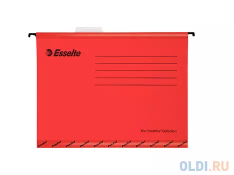 Папка подвесная Esselte Pendaflex Plus Foolscap 405x365x242мм 25шт красный 90336