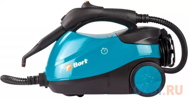 Пароочиститель Bort BDR-2300-R, напольный, 2100 Вт., давление 4 бар, набор насадок