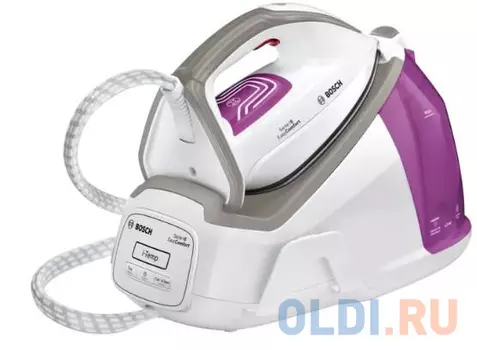 Паровая станция Bosch TDS6140 2400Вт пурпурный белый
