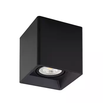 Спот потолочный Denkirs DK3030 GU5.3 10 Вт 3 кв.м черный IP20 (DK3030-BK)