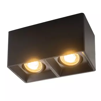 Спот потолочный Denkirs DK3030 GU5.3 10 Вт 6 кв.м черный IP20 (DK3035-BK)