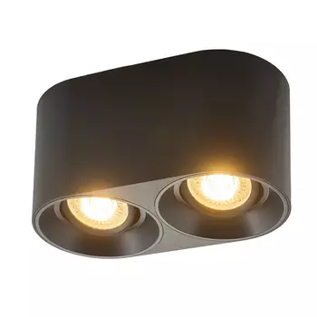 Спот потолочный Denkirs DK3040 GU5.3 10 Вт 6 кв.м черный IP20 (DK3036-BK)