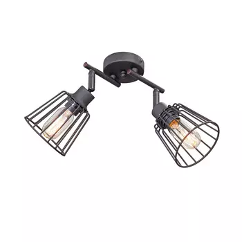 Спот Vitaluce E27 120 Вт 6 кв.м черный IP20 (V4589-1/2PL, 9784)