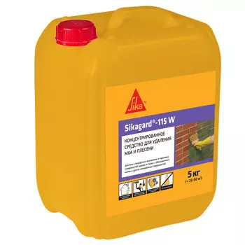 Средство для удаления мха и плесени Sika Sikagard-115 W 5 кг