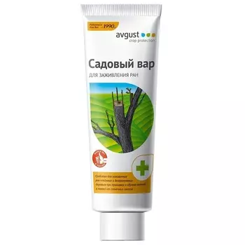 Средство для заживления ран деревьев Avgust Садовый вар туба 150 г