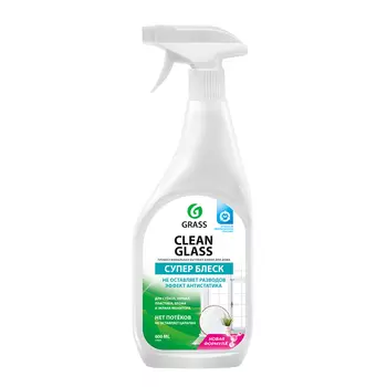 Средство Grass Clean Glass для мытья стекол и зеркал супер блеск 600 мл