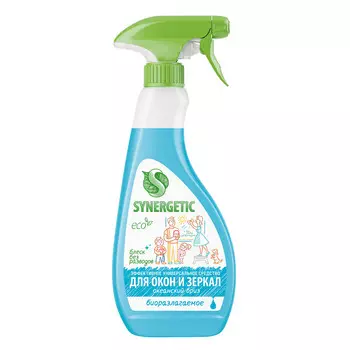Средство Synergetic для окон и зеркал 500 мл