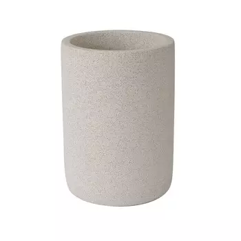 Стакан для ванной Zenfort Stone настольный керамика белый (106650)