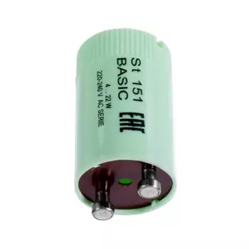 Стартер для люминесцентных ламп 2Р Osram ST 151 Basic 4-22 Вт 220 В (4008321364920)