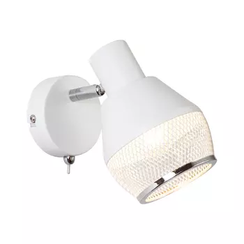 Спот настенный Escada Glenn E14 40 Вт 3 кв.м белый/хром IP20 (1117/1A)