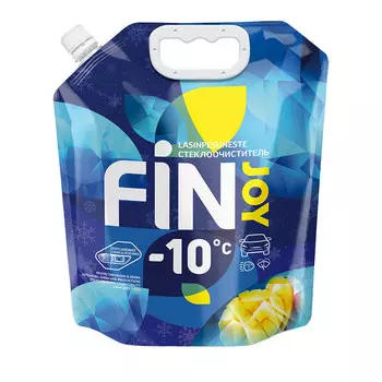 Стеклоомыватель Fin Joy Indigo mango зимний -10 °С 3 л