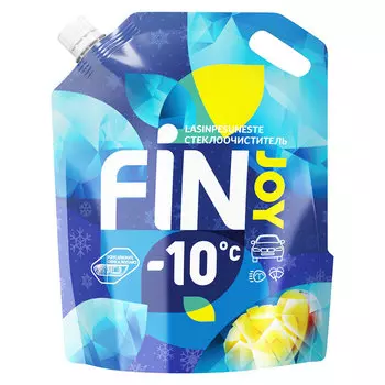 Стеклоомыватель Fin Joy Indigo mango зимний -10 °С 3 л