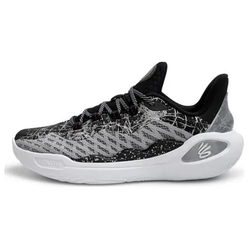 Curry Brand Bruce Lee x Curry Flow 11 Future Dragon Мужские кроссовки Черный металлик-Серебристый Белый 3027503-001 45