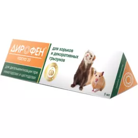 Apicenna Дирофен - паста 20 для хорьков и декоративных грызунов (5 мл)