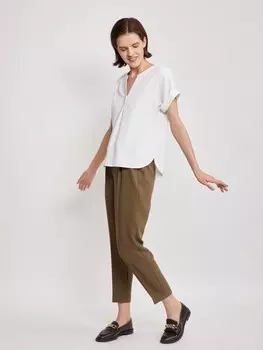 Блузка с короткими рукавами