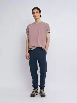 Брюки-джоггеры из хлопка на кулиске