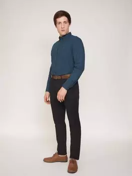 Брюки силуэта Slim с ремнем