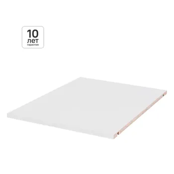 Полка для шкафа Лион 40x55 см ЛДСП цвет белый 2 шт