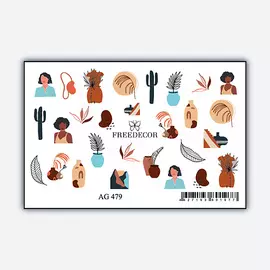 FREEDECOR Слайдер дизайн Имитация Аэрографии "Африканские нотки"
