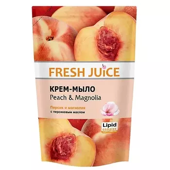 FRESH JUICE Крем-мыло Peach (персик) с глицерином