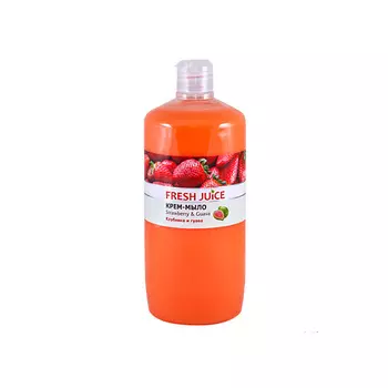 FRESH JUICE Крем-мыло с дозатором ""Strawberry&amp;Guava"" (Клубника и Гуава)