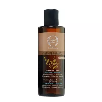 FRESH LINE Тоник для лица для чувствительной и сухой кожи овес Oat Face Toner Softening